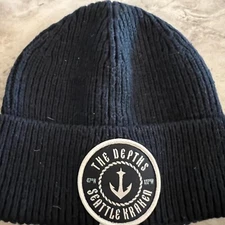 seattle kraken hat men unisex Women's knit hat cap beanie winter ski snow depths