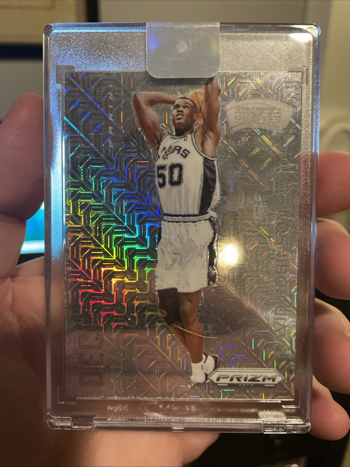 DAVID ROBINSON 2023-24 PANINI PRIZM DECA DECADE DOMINANCE MOJO /25 Q3454
