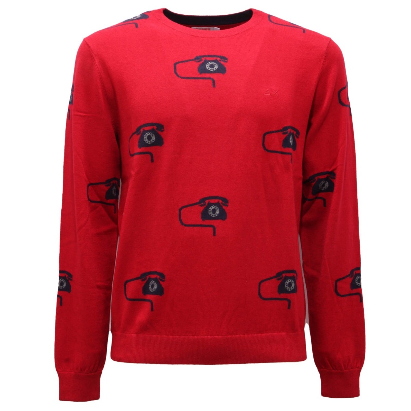 5473AI maglione uomo SUN68 мужской свитер из шерстихлопка красный 16790₽