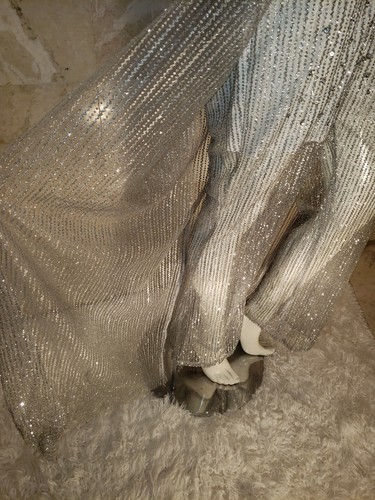 Amazing NWT La Dolce Vita embellished celebrity  train jumpsuit M Saab Godfrey - Picture 6 of 7