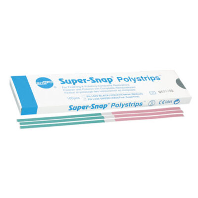 Super-Snap Polystrips Green/Red (Fine/Superfine), 100/pk.
