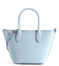 Polo Ralph Lauren Patent Leather Small Bellport Tote - Nwts W/ Dust Bag + Strap