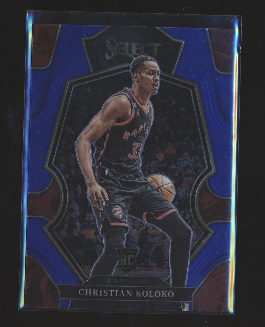 2022-23 SELECT BLUE RETAIL PREMIER LEVEL ROOKIE CHRISTIAN KOLOKO RAPTORS