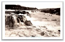 RPPC Willamette Falls Near West Linn Oregon OR Christian Photo Postcard L21