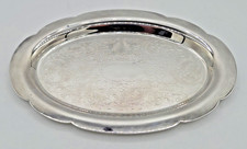Vintage Wallace Baroque Silverplate Tray 234 for Creamer Sugar Vanity FREE SHIP