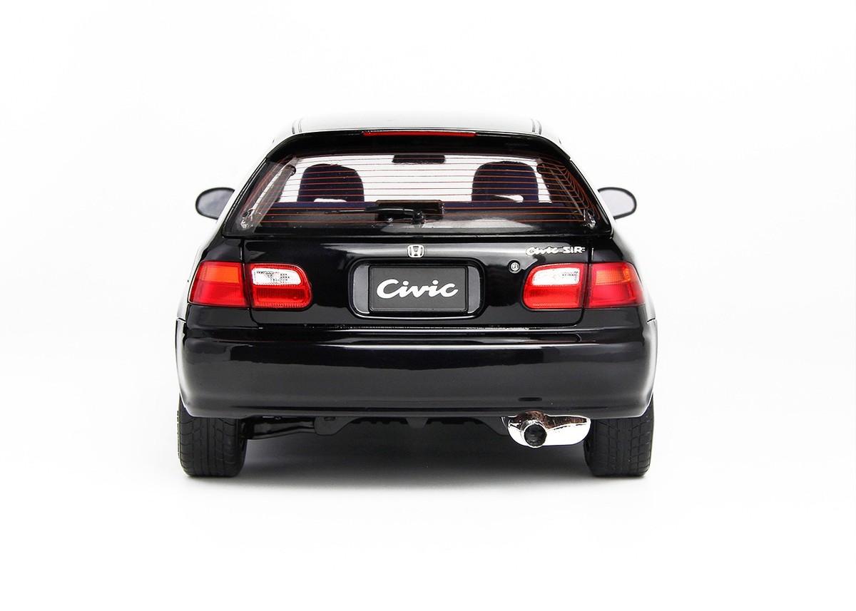 LCD Models 1/18 HONDA CIVIC SIR II (EG6) BLACK WITH OPENINGS
