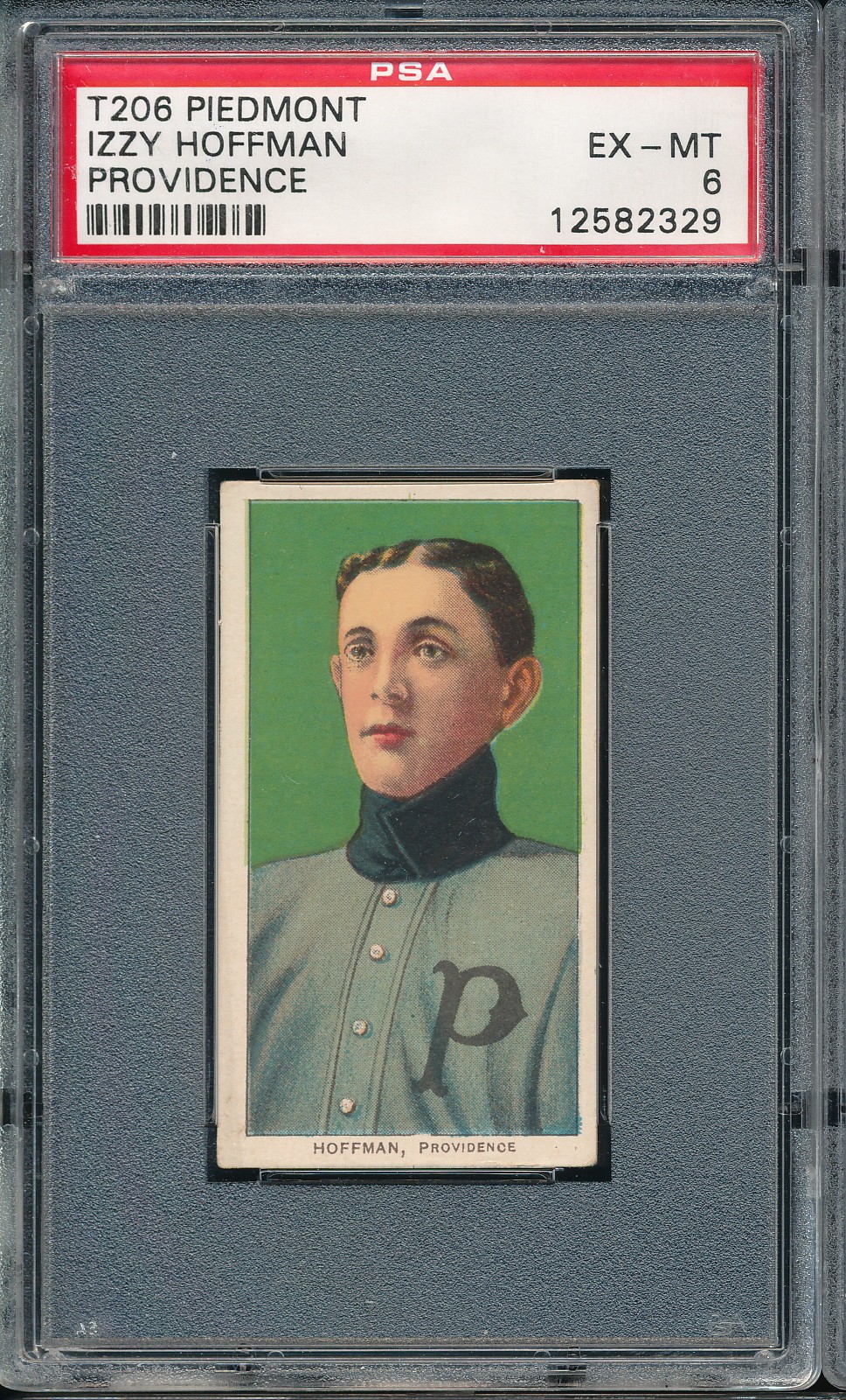 T206 Piedmont 350/25 Izzy Hoffman PSA 6 - Providence - POP 22