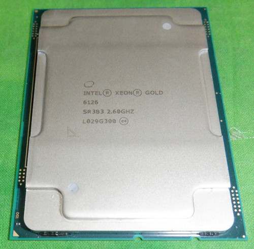 Intel Xeon Gold 6126 Processor 2.60 GHz SR3B37 CPU