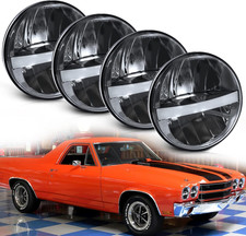 5 3/4'' 5.75 Inch LED Headlight round 4Pcs Reflector Hi/Lo Beam with DRL Sealed