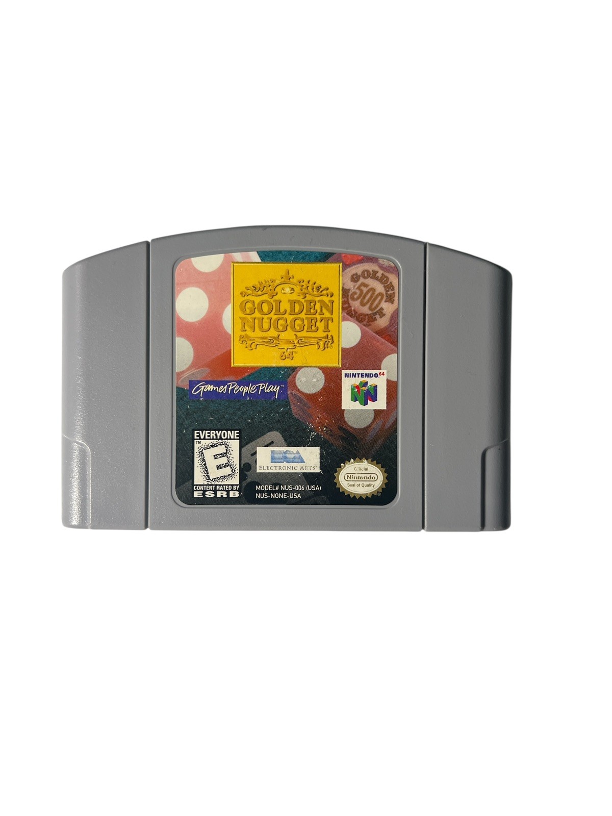 Golden Nugget 64 (Nintendo 64, 1998) Cleaned / Tested / Authentic N64