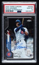 2020 Topps Chrome Rookie Nico Hoerner #RA-NH PSA 10 GEM MT Auto 03l3