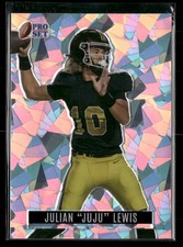 2024 Pro Set Metal #RB-57 JuJu Lewis Retro Crystal Silver #/8