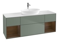 Villeroy & Boch Finion Waschbeckenunterschrank FüR Becken Mittig Regal Links...