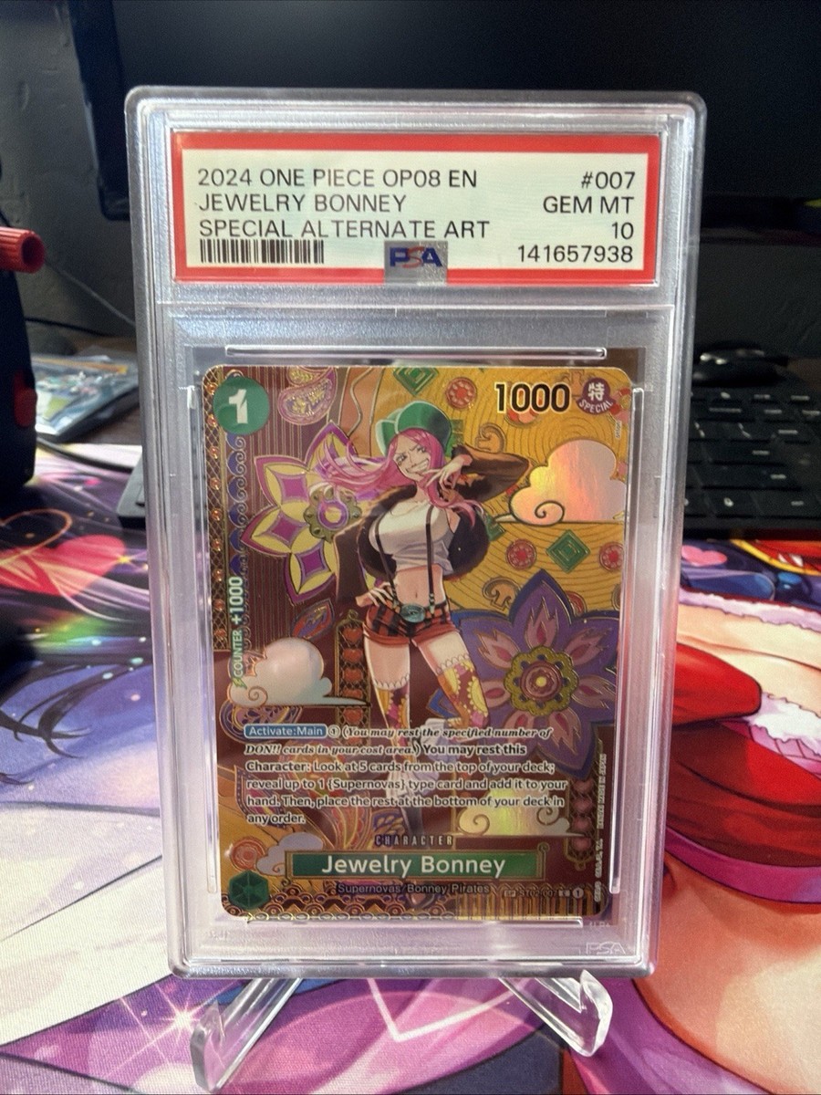 PSA 10 Jewelry Bonney SP Special Alt Art OP08 ST02-007 2024 One