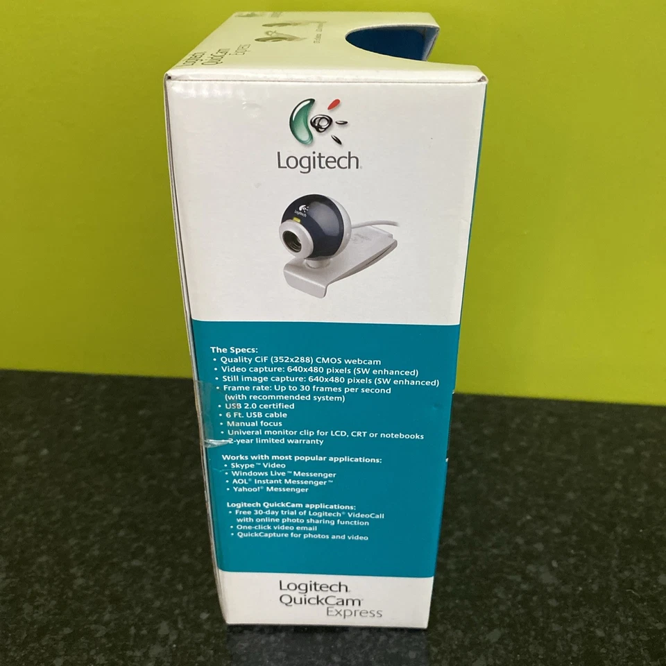 Logitech Quick Cam Web Camera Express (2008) NIB - Image 4 of 4