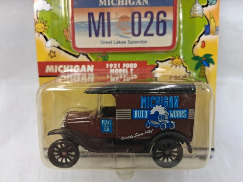 Matchbox 50 Across America Ford Modelo T Marrón Michigan Die Cast Foto 2 de 3