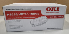 Toner OKI 01240001 black new original packaging A-stock original MB260 MB280 MB290 RG VAT