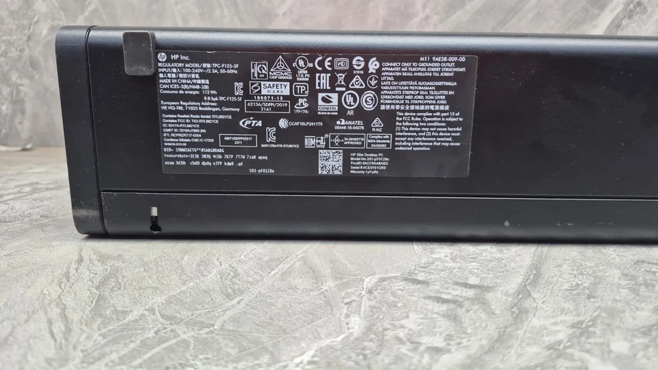 HP Desktop PC Tpc-f125-sf i5 9400 2.9Ghz 8GB/512GB -Black - Image 2 of 4