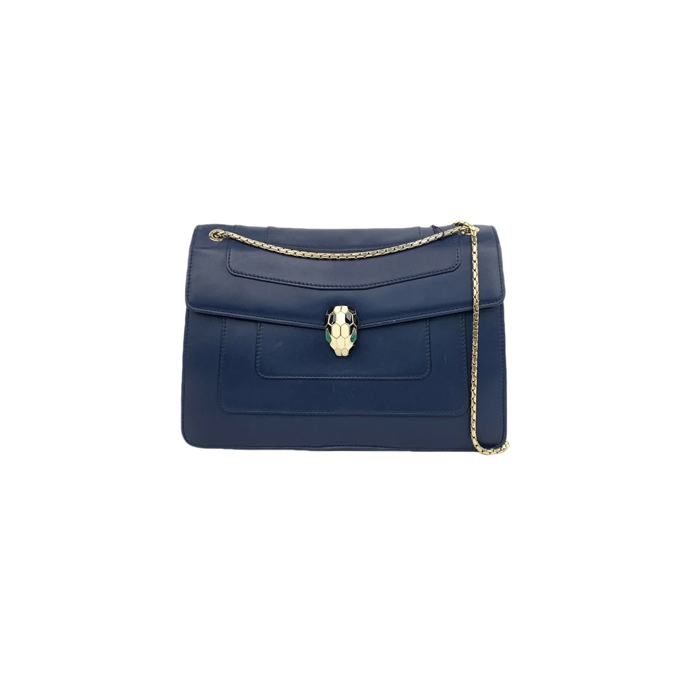 Bolsos BVLGARI de piel de vaca azul marino C1369061154 Foto 2 de 4