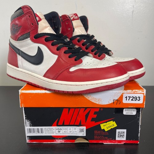 Jordan 1 Retro High OG Chicago Lost and Found 9.5 (Moderately Worn Size 9.5 (DB)