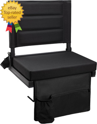 Stadium Seats for Bleachers with Back Support Portable with Thick Padded Cushion