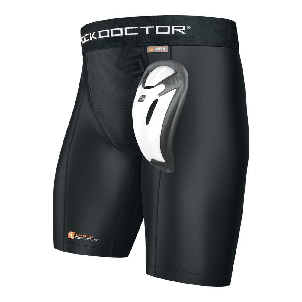 Shock Doctor Core Компрессионный короткий с чашкой Bio Flex Cup Small White Маленький белый 9390₽