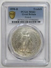 GREAT BRITAIN 1898 B $1 TRADE DOLLAR PCGS GRADED MS61 SILVER WORLD COIN 🌈⭐🌈