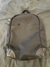 Bennett Winch Black Leather Canvas Backpack
