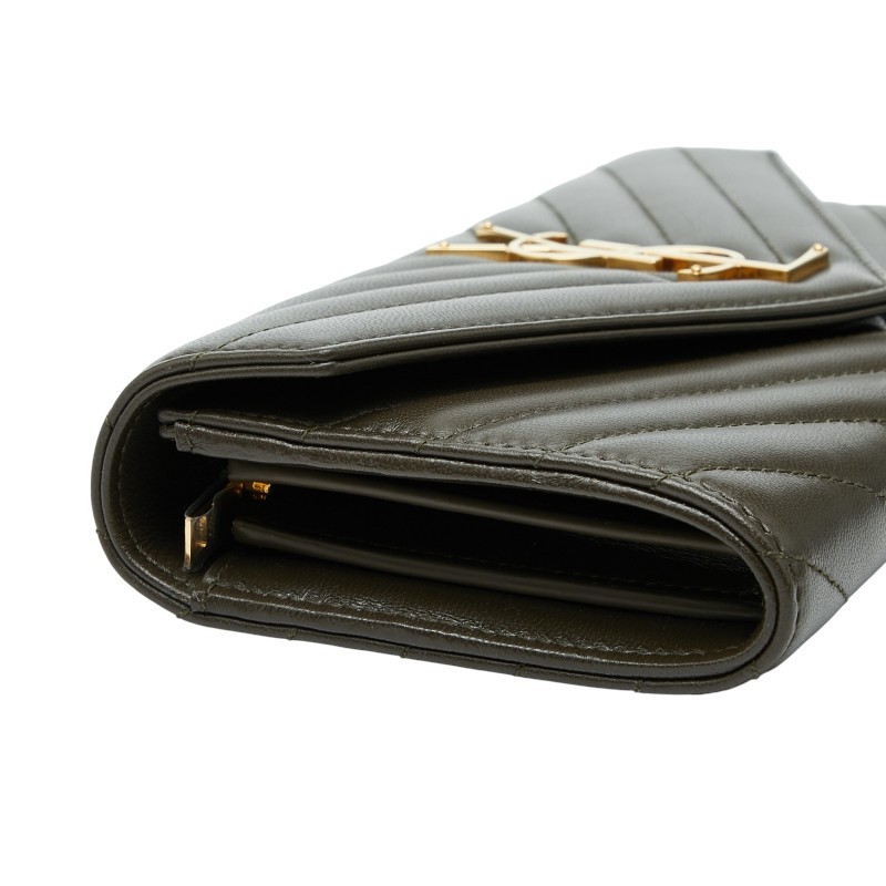 SAINT LAURENT Cassandra V Stitch Purse 372264 Women 【Used】 thumbnail 5