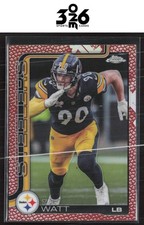 TJ Watt 2025 Topps Chrome Pigskin