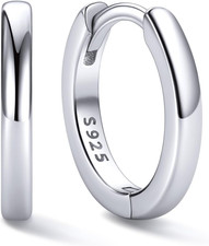 925 Sterling Silver Huggie Hoop Earrings Small Hoop Earrings for Women Hypoaller