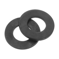 5/16-Zoll-Unterlegscheibe, Legierter Stahl Schwarzoxid-Finish Packung Mit 70