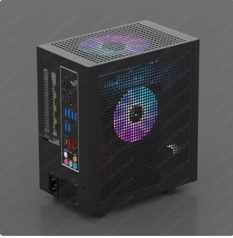 GEEEK M21/M31 Mini ITX PC Case, 120mm AIO Support, Low-Profile GPU, SFX ...