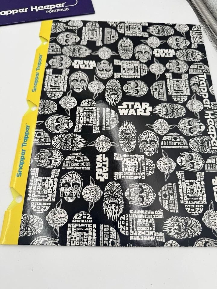 Carpeta Mead Original Trapper Keeper Estilo Vintage PUESTA DE SOL Púrpura con 3 Carpetas Usada en Excelente Condición Foto 4 de 4