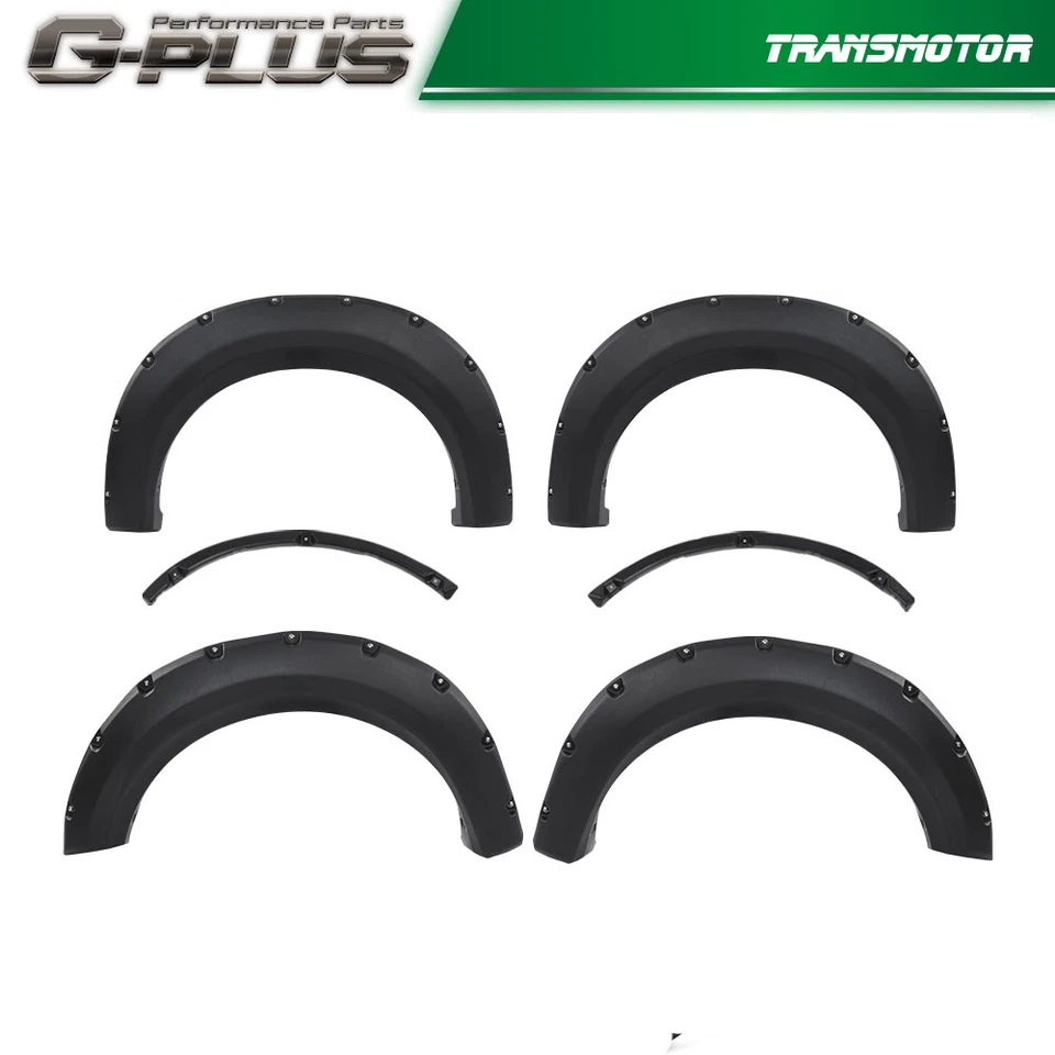 [4 piezas] apto para Ford F150 2009-2014 bolsillo remachado estilo guardabarros brotes Foto 4 de 4