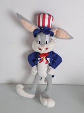 VTG. Nanco 2001 Looney Tunes UNCLE SAM BUGS BUNNY 13" Plush- NO HANG TAG