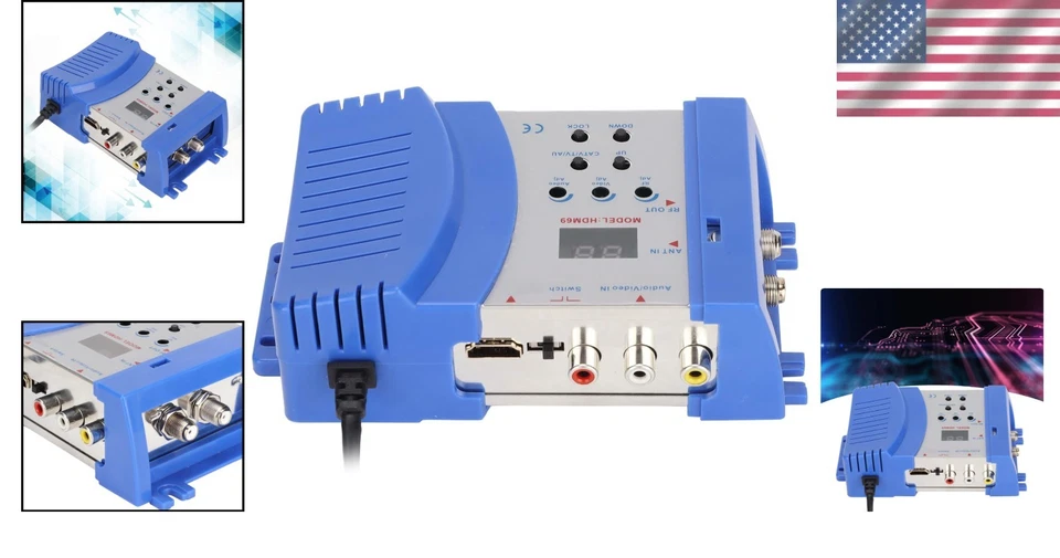 Compact PAL/NTSC HDMI Modulator - Supports 1080P and Dual Frequency Output - Image 2 of 4