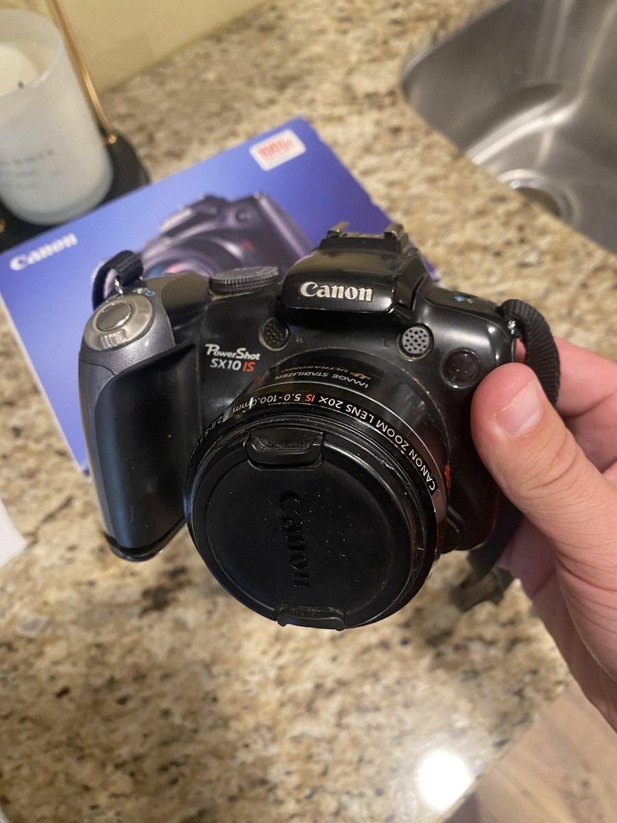 美品Canon PowerShot SX10 IS 単三電池×4 値下げ交渉可 Canon PowerShot SX10 IS 10.0MP Digital Camera - Black for sale