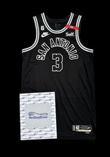 Keldon Johnson Spurs Hwc Classic Game Worn Used Jersey Meigray COA 30pts 10rbds