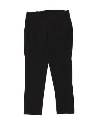 Athleta Damen Slim Chino Hose US 0 XS W30 L26 Schwarz Nylon ND04