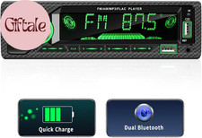Single Din Car Stereo Bluetooth Hands Free Calling Car Audio Receivers with Digi