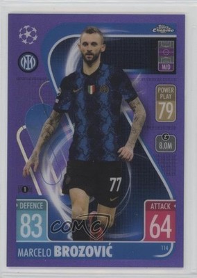 2021 Topps Chrome Match Attax UEFA Champions League /299 Marcelo Brozovic 04uh