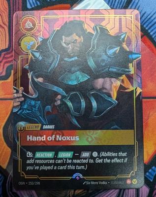 Darius - Hand of Noxus 253/298 Tournament Promo Foil Riftbound