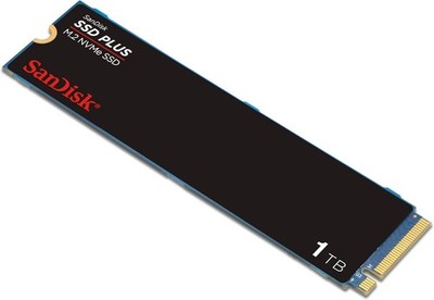 SanDisk SSD PLUS M.2 NVMe SSD 1 TB M.2 2280, PCIe Gen 3.0
