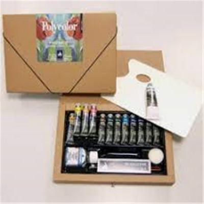 Set Of 12 Polycolor 20ml + White 60ml + Accessories, Cardboard Box