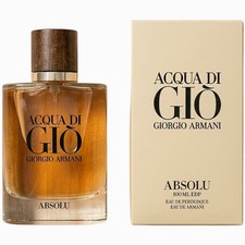 Giorgio Armani Acqua Di Gio ABSOLU PARFUM 100 ml 3.4 oz Men Cologne Spray New