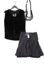 Completo moda donna taglia XS con Zara Top taglia XS, Zero gonna taglia 34