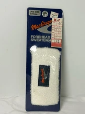 Vintage Mac Gregor  Head Sweatband White Let’s Get Physical NOS
