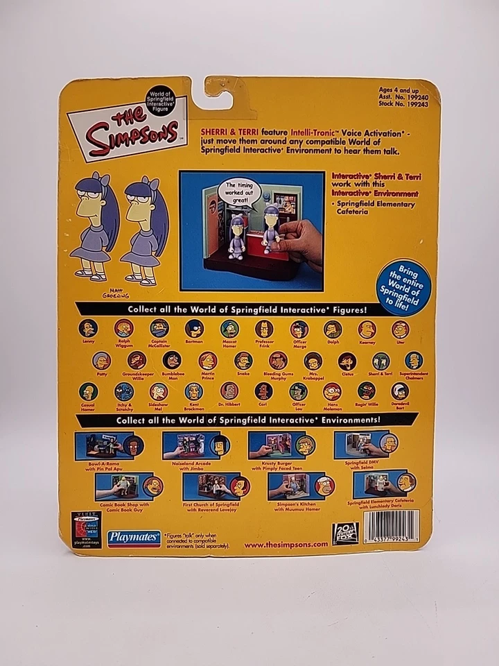 Lote de 5 figuras selladas de Los Simpson Playmates - Milhouse, Twins, Kent, Smithers, Bob Foto 4 de 4