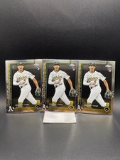 Jacob Wilson RC 2025 Topps Chrome Athletics Card Lot (3 Cards)